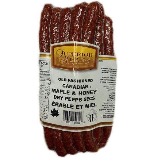 Old Fashioned Canadian Maple & Honey Mini Pepperettes-Pepperettes-Balderson Village Cheese Store