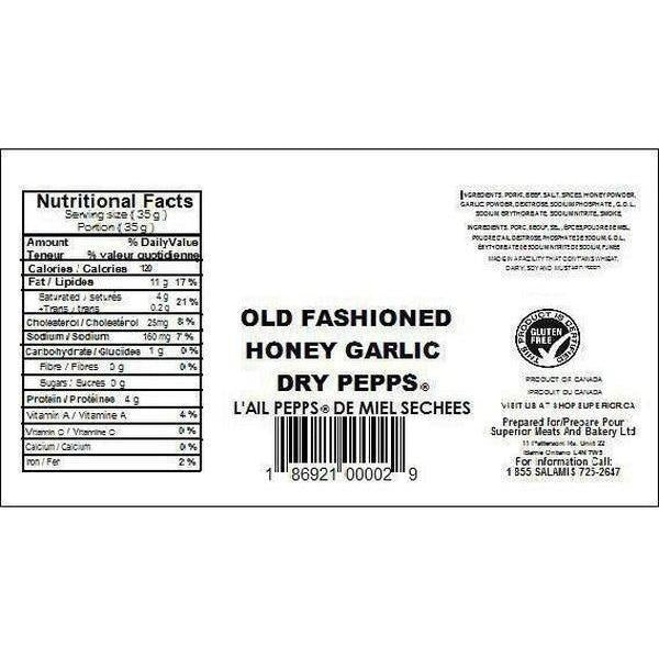 Old Fashioned Honey Garlic Mini Pepperettes-Pepperettes-Balderson Village Cheese Store