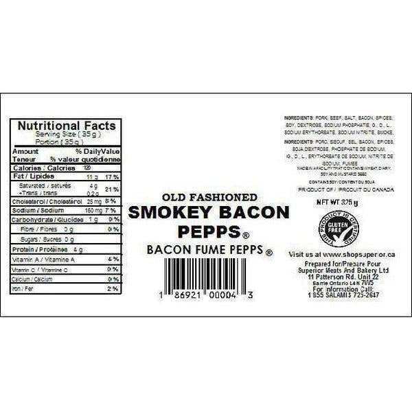 Old Fashioned Smokey Bacon Mini Pepperettes-Pepperettes-Balderson Village Cheese Store