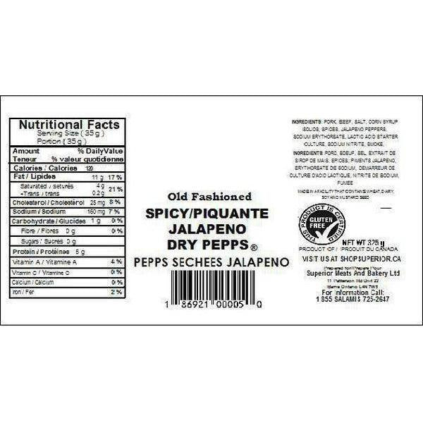 Old Fashioned Spicy Jalapeno Mini Pepperettes-Pepperettes-Balderson Village Cheese Store