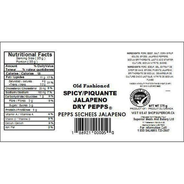 Old Fashioned Spicy Jalapeno Mini Pepperettes-Pepperettes-Balderson Village Cheese Store