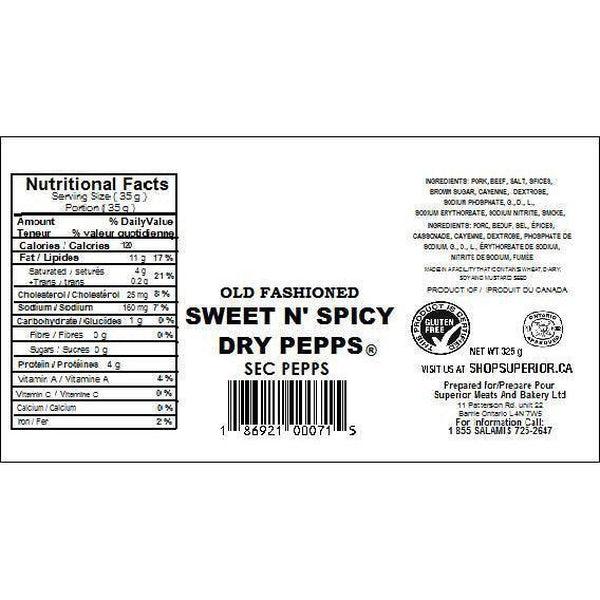 Old Fashioned Sweet N’ Spicy Mini Pepperoni-Pepperettes-Balderson Village Cheese Store