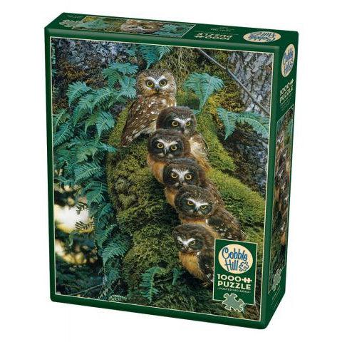 Owl Family Tree Puzzle-Jigsaw Puzzles-Balderson Village Cheese Store