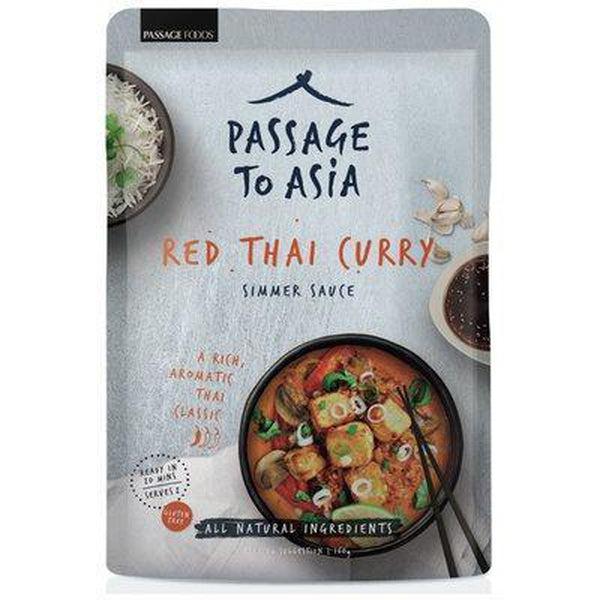 Passage To Asia Red Thai Curry Simmer Sauce-Sauce-Balderson Village Cheese Store
