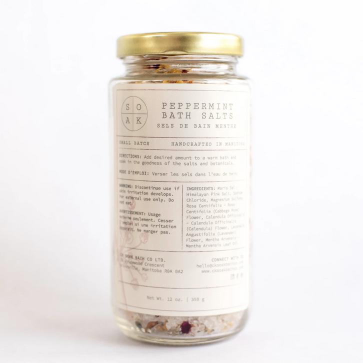 Peppermint Bath Salts-Balderson Village Cheese