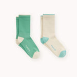 Pokoloko Heel Toe Socks - 2 Pack - Lakeside Mornings-Socks-Balderson Village Cheese Store