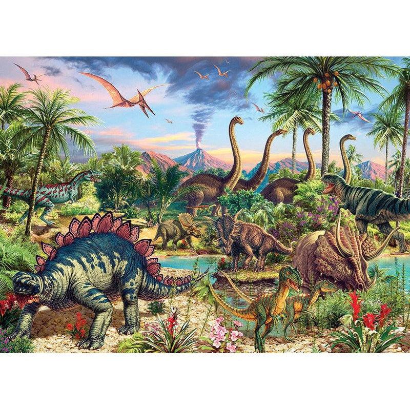 Prehistoric Party Family Puzzle-Jigsaw Puzzles-Balderson Village Cheese Store