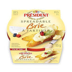 President Spreadable Brie-Spreadable Cheddar-Balderson Village Cheese Store