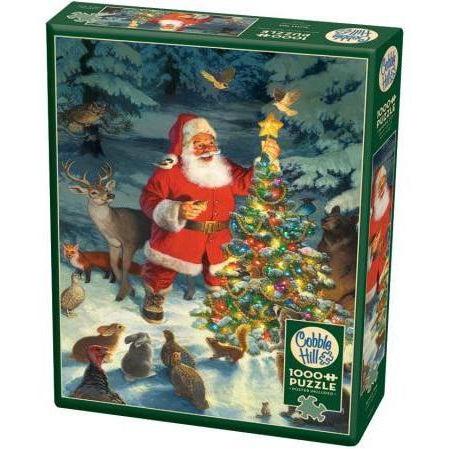 Santa's Tree Puzzle-Jigsaw Puzzles-Balderson Village Cheese Store