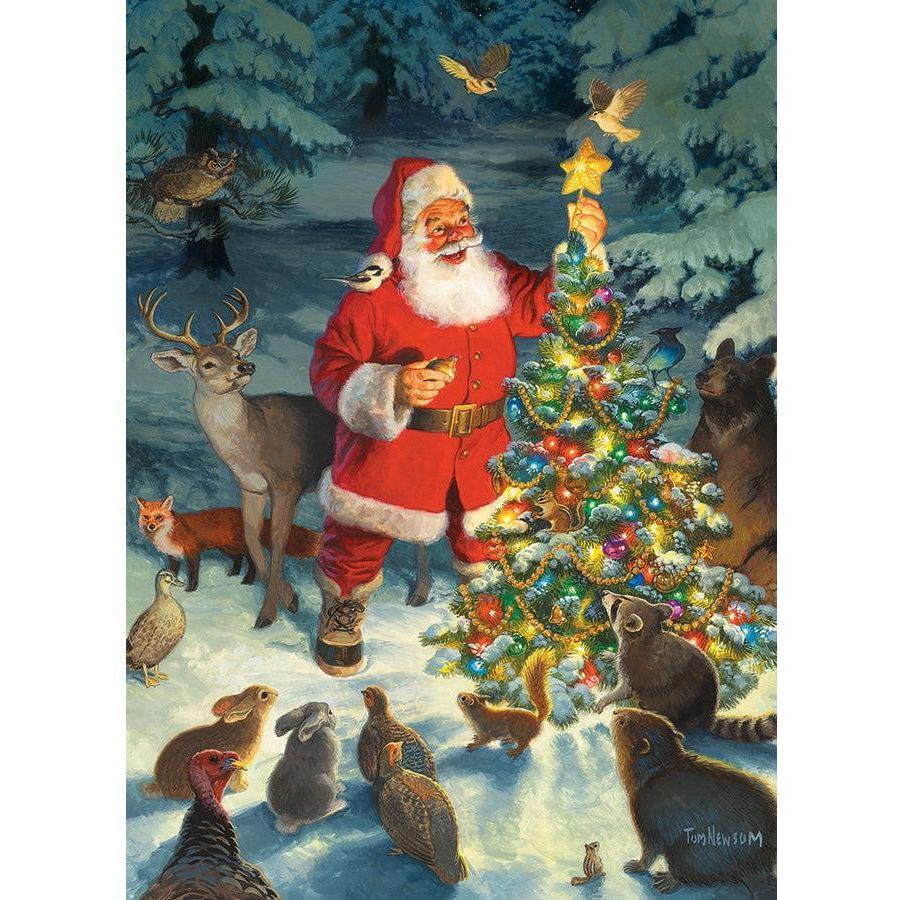 Santa's Tree Puzzle-Jigsaw Puzzles-Balderson Village Cheese Store