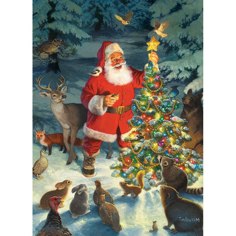 Santa's Tree Puzzle-Jigsaw Puzzles-Balderson Village Cheese Store