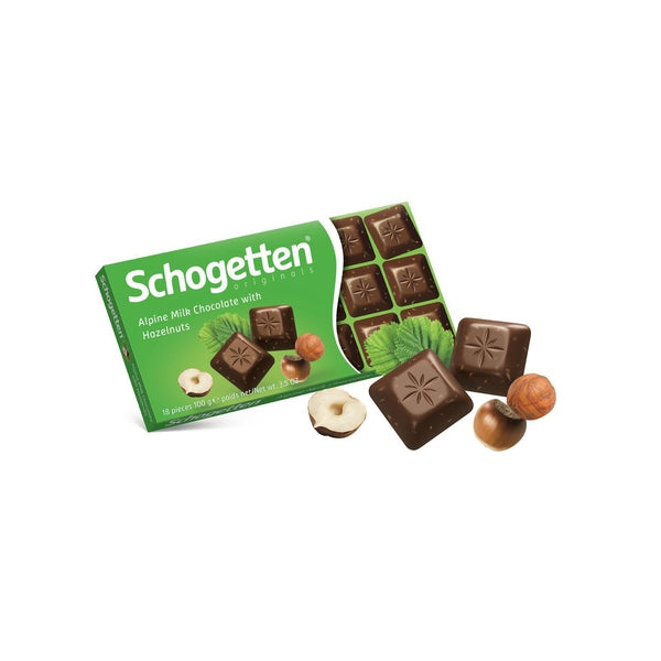 Schogetten Alpine Milk Chocolate with Hazelnuts-Candy-Balderson Village Cheese