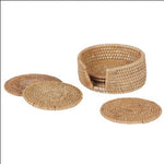 Set of 6 Pokoloko Rattan Coasters-Washer & Dryer Accessories-Balderson Village Cheese Store