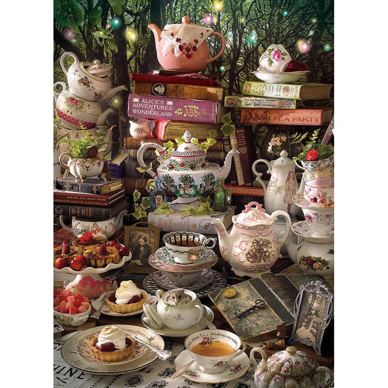 We're All Mad Here Puzzle-Jigsaw Puzzles-Balderson Village Cheese Store