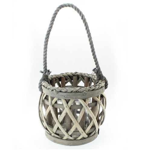 Willow Candle Lantern Round-Home Decor-Balderson Village Cheese