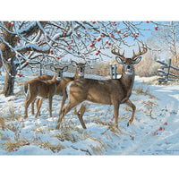 Winter Deer Puzzle-Jigsaw Puzzles-Balderson Village Cheese Store