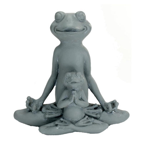 Yoga Frog Statue-Balderson Village Cheese