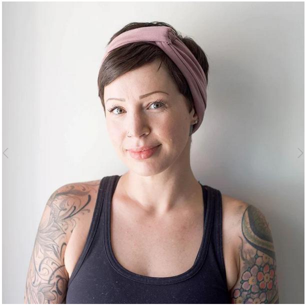 Zen Headwrap - Dusty Rose-Halfmoon-Balderson Village Cheese