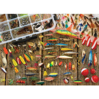 Fishing Lures Puzzle II-Jigsaw Puzzles-Balderson Village Cheese Store